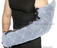 Dog hidden protection sleeve made of french linen  Dog hidden protection sleeve made of french linen