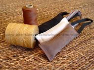 Dog bite tug made of leather with handle  Dog bite tug made of leather with handle