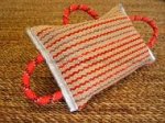 Dog bite pad made of jute with 3 handles