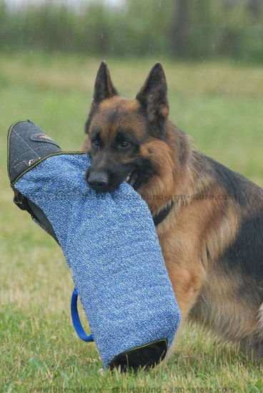 Dog bite sleeve - intermediate dog sleeve made of French linen m