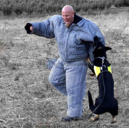 schutzhung training,police training,k9 training bite suit