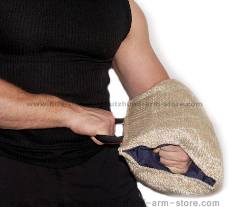 jute puppy soft sleeve - short bite sleeve