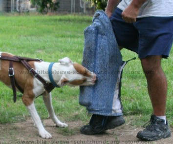 Dog Bite Leg Sleeves - Dog protection leg sleeve with bite bar