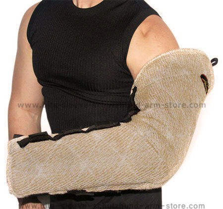 Dog hidden protection sleeve made of jute